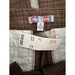 Urban Outfitters NWT Brown Plaid High Waisted Flare Leg Dress Pants Size 10 Photo 4