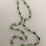 St Patrick's Day Beaded Necklace Hearts Parade Green Photo 6