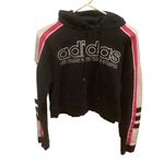 Adidas originals womens trefail cropped retro track hoodie long sleeve pullover Photo 8