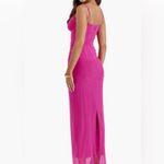 House Of CB  Nalini Mesh Corset Cocktail Dress in Fuchsia Size: S Photo 1