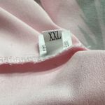 Cherry Berry Fresh Floral Pink & Green Print Button Down Blouse Women’s XXL Photo 2