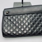 Marc Jacobs  Made in Italy Metallic Quilted Leather Faux Lock Front Wristlet Photo 6