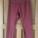 Zyia Active Berry Red Pear Moon Brilliant Hi-Rise 7/8 24" size 14-16 Photo 0