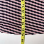 American Eagle Pink & Green Striped Strappy Back Swing Dress Photo 8