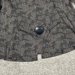 Joseph Ribkoff  Jacket Womens 8 Black Gold Patterned Blazer Large Buttons Stretch Photo 7