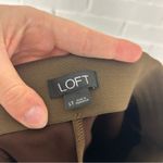 Loft  Faux Suede Ponte Legging Pants Size L Tall Photo 4