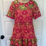 Just Me  Floral Quarter Sleeve Dress Size Medium NWT Photo 0