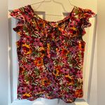 SheIn Multicolor Floral Tank Top tie back small Photo 2