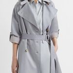 Club Monaco Club Monoco Light blue/grey Adjustable Sleeve Soft Trench Photo 1