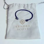 Kendra Scott Teddy Pinch Cuff Gunmetal Bracelet Photo 0