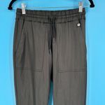 Gottex ‎ Women's Vegan Mid-Rise Drawstring Ankle Zip Jogger Pants Black Size XS Photo 11