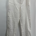 Johnny Was  white‎ linen wide leg pants size large Photo 0