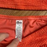 Zyia  size medium new muted peach ribbed Bikini Set orange two piece vaca travel Photo 4