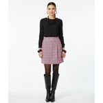 J.Crew  Pink Black & White Print Mini Skirt 8 Photo 6