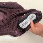 Baja blue 14 Festival Beach open back Swimsuit Bikini Crochet brown NWT Photo 6