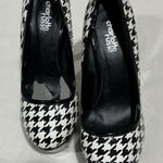 Charlotte Russe Woman’s  Platform Stiletto Black & White Patent Leather Shoes 6 Photo 0