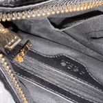 Bebe  Gia Crossbody Bag Black Quilted Faux Leather Gold Chain Strap Purse Photo 3
