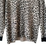 Gerard Darel Gerard Darrel Paris 100% Merino Wool V-Neck Leopard Print Sweater Photo 15