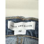 Good American  Women's Good 90s Cut Off Shorts Blue Denim Size 22 NWT Photo 4