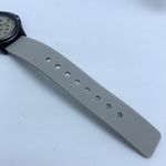 Timex  expedition women’s date watch 32mm black tone case gray silicone band runs Photo 2