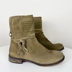 Free People Green Suede Cambridge Booties Photo 4