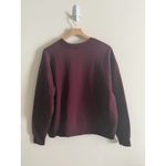 We Wore What Maroon Sweatshirt Oversized Crewneck Wellness Club Size M NWT Photo 3