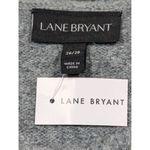 Lane Bryant Sweater Sparkle Rhinestone Holiday Party Gray Womens Plus Size 26/28 Photo 3