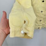 BDG Women's Size Small Yellow Corduroy Oversized Trucker Jacket Spring Casual Photo 4