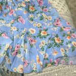 Flying Tomato  blue floral romper size large ruffle detail Photo 5