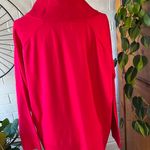 Cyrus Red Cowl Neck Hi Low Sweater Photo 2