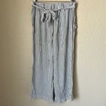 Wilfred  black and white striped tie back capri pants Photo 6