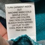 NEW YORK & COMPANY size large pullover long sleeve sweater plaid slit sides NWT Blue Photo 3