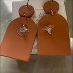 Ghost Boho Earrings, Halloween Jewellery, Halloween gifts, Earrings Brown Photo 2