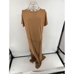 Banana Republic Short Sleeve T Shirt Midi Dress Tan Women’s Size Medium Photo 8