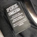 PINK - Victoria's Secret VS PINK Ultimate Sports Bra Size Small Black with Pink & Blue Strappy Cut Out Photo 9