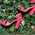 mix no. 6  Hot Pink Peep Toe Heels Size 8.5 Photo 2