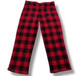 Faded Glory  Womens Fleece Pajama Lounge Pants Red Black Buffalo Plaid Christmas Photo 4