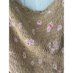 BP Floral Crop Top Puff Sleeve Square‎ Neck Ruched Front Blouse Boho Chic 3X Photo 5