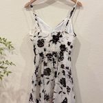J.ING Jing White with Black Floral Print Fit and Flare Dress Size M NWT Size M Photo 4