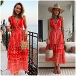 Farm Rio  x Anthro Cut Out Midi Dress Photo 1