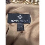 Ronni Nicole  dress 3/4 Sleeves‎ Snake Pattern Knee Length Size 10 Photo 2