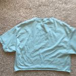 Trust the Universe Green Monet Artwork‎ Quote Cropped Graphic Crewneck Tshirt L Size L Photo 6