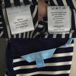 Draper James  striped persley ponte dress navy/white 1X Photo 3