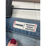 True Religion  Cameron Slim Boyfriend Jeans Distressed Purple Mesh Denim Size 24 Photo 3