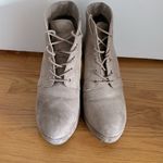 Forever 21 Nude Wedge Heel Lace Up Booties Photo 1