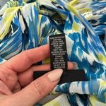 INC International Concepts Sheer Coverup with Silver Sequin Detail Blue Photo 7