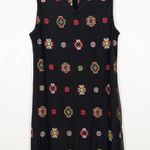 Desigual NWT Black Embroidered Shift Dress Size 46 / 12 US Photo 7