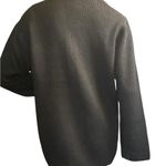 J.Crew Cardigan sweater Women’s Large Black Merino Wool Blend Oversized. Photo 9