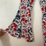 American Eagle American Eagles Women's Floral Tie Front Bell Sleeve Romper With Pockets Size S Photo 6