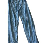 Sears Floral Pajama Bottoms Blue Photo 2